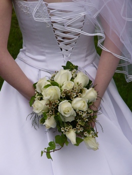 This macro photo of a bride in her wedding gown and veil was taken by Bill Davenport of Kentville, Canada.